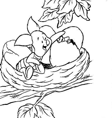 Plansa de colorat cu Winnie de Pooh 36 31